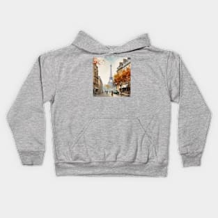 Eiffel Tower Kids Hoodie